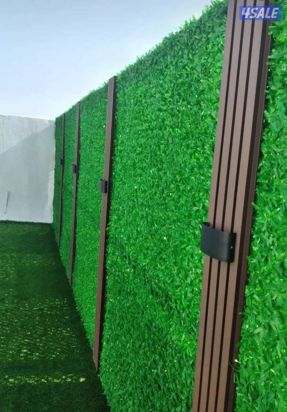 تنسيق حدائق تركيب التيل الطبيعي وا الصناعي وا تركيب البلاط وا الكربستو4