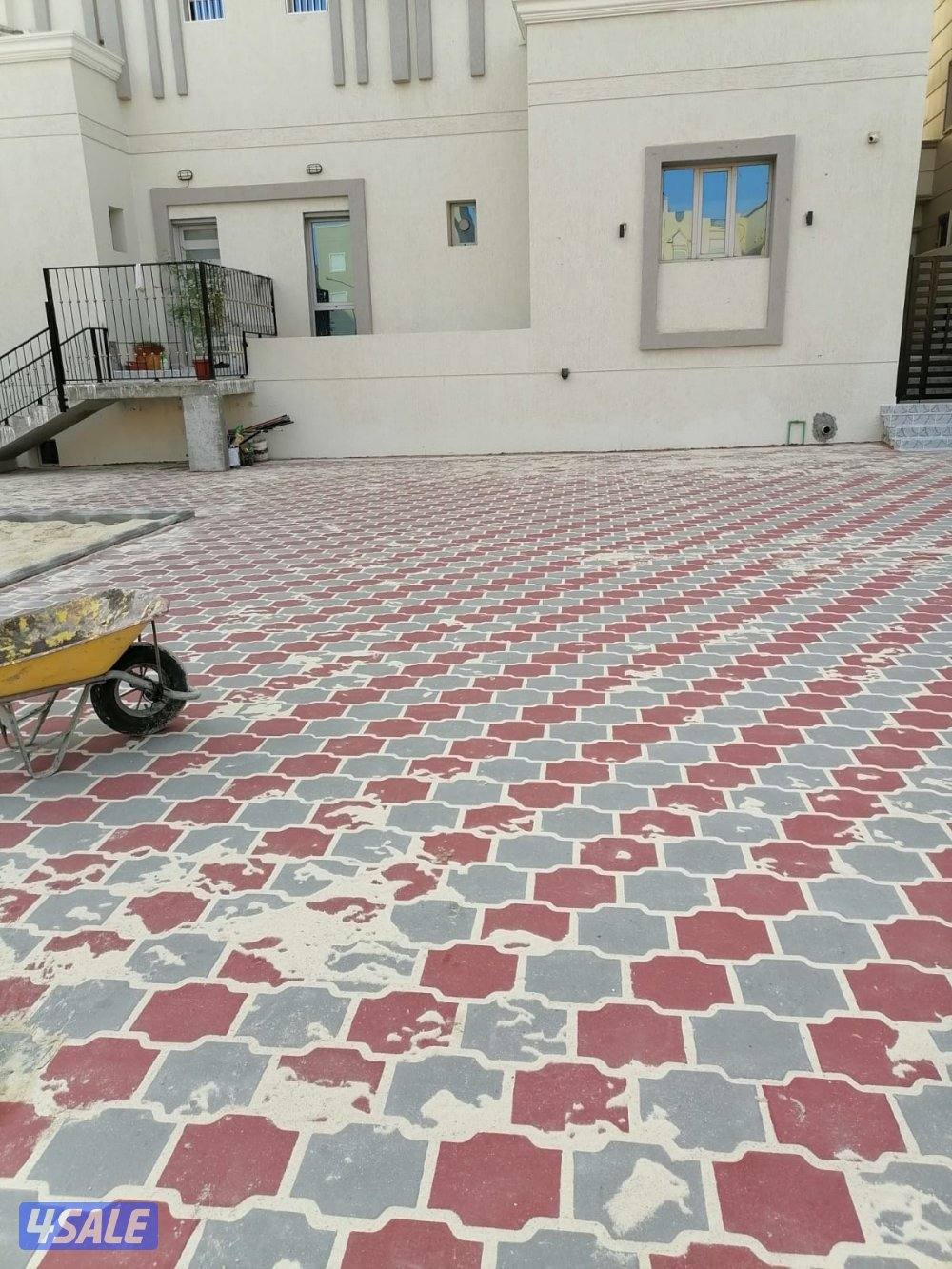 تنسيق حدائق تركيب التيل الطبيعي وا الصناعي وا تركيب البلاط وا الكربستو8