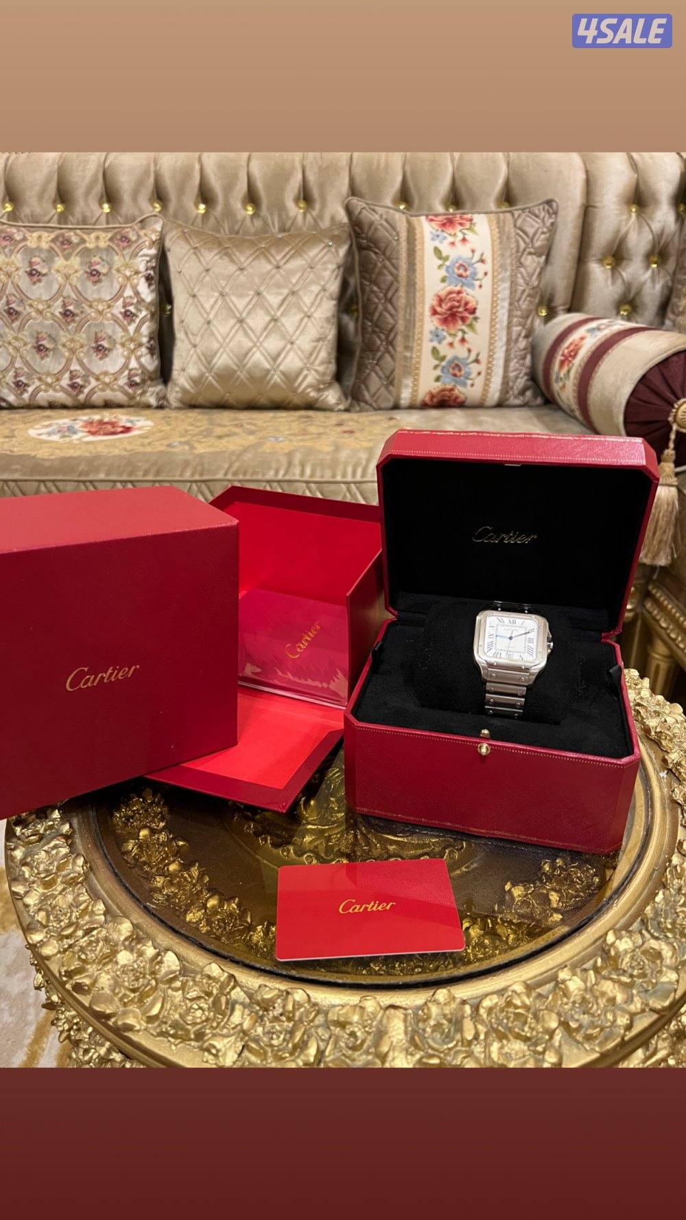 للبيع ساعة كارتير سويسرية كامل المرفقات جديدة نفس الاصلية ماتختلف عنها2