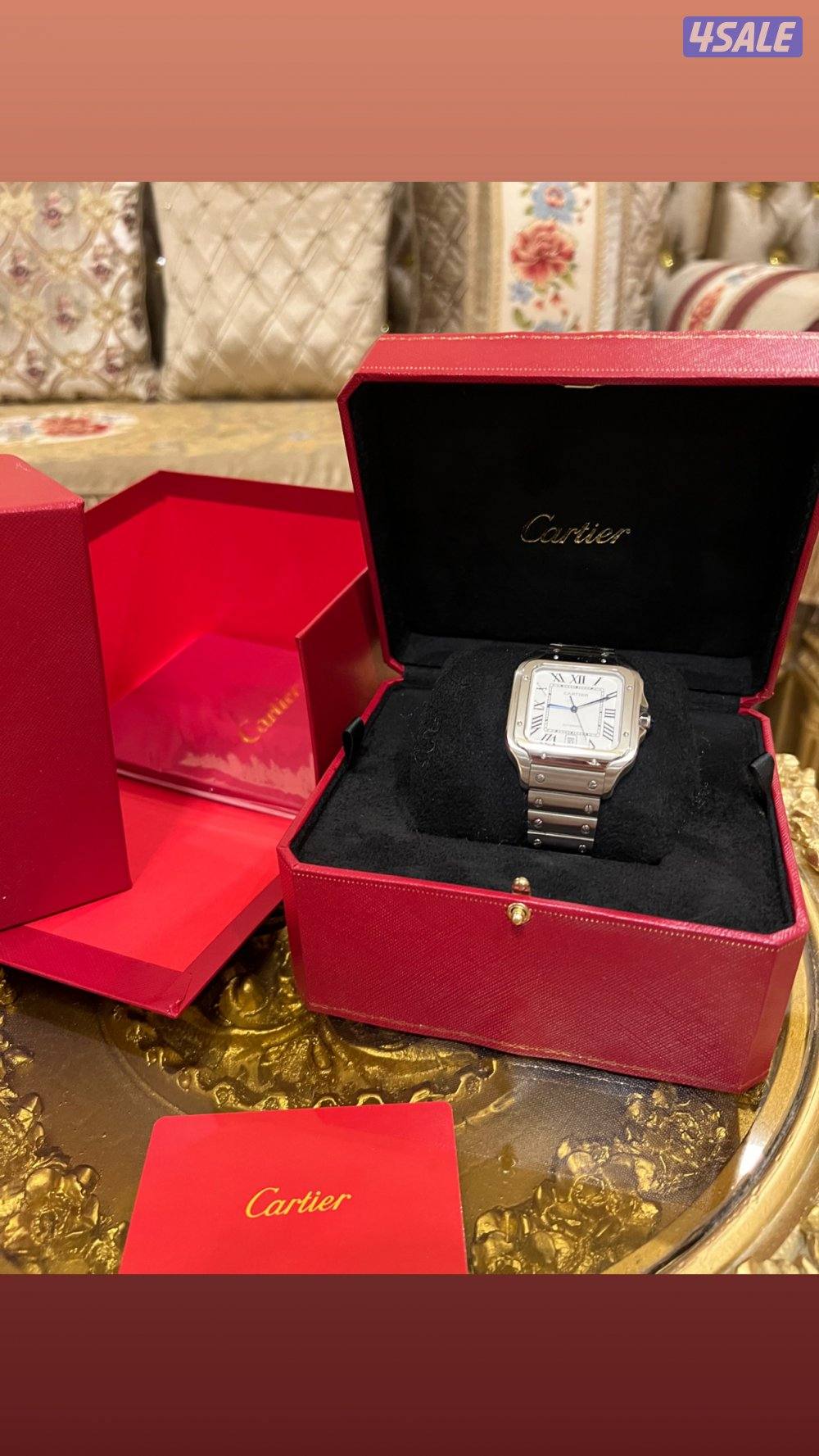 للبيع ساعة كارتير سويسرية كامل المرفقات جديدة نفس الاصلية ماتختلف عنها3