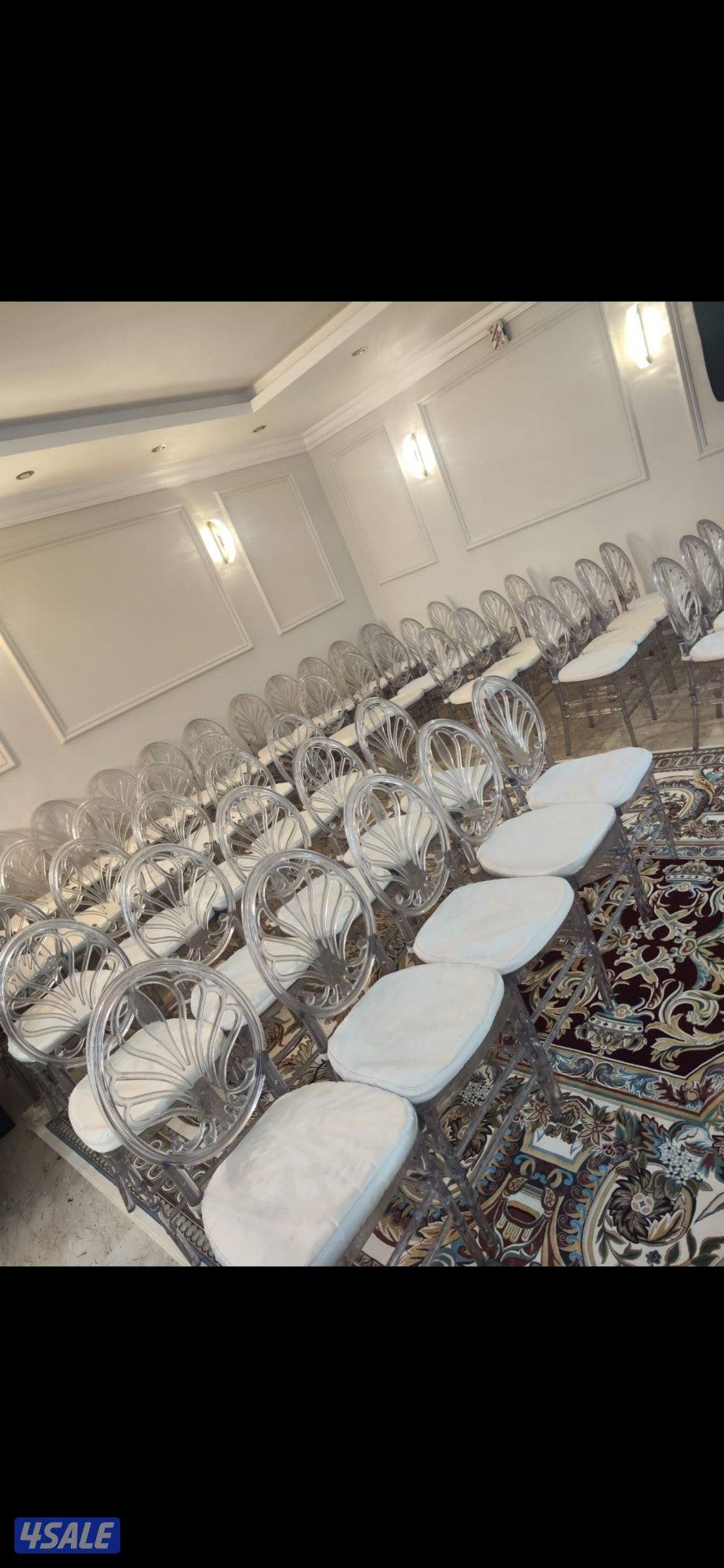 تأجير كراسي وطاولات وزينه منازل وجميع مستلزمات10