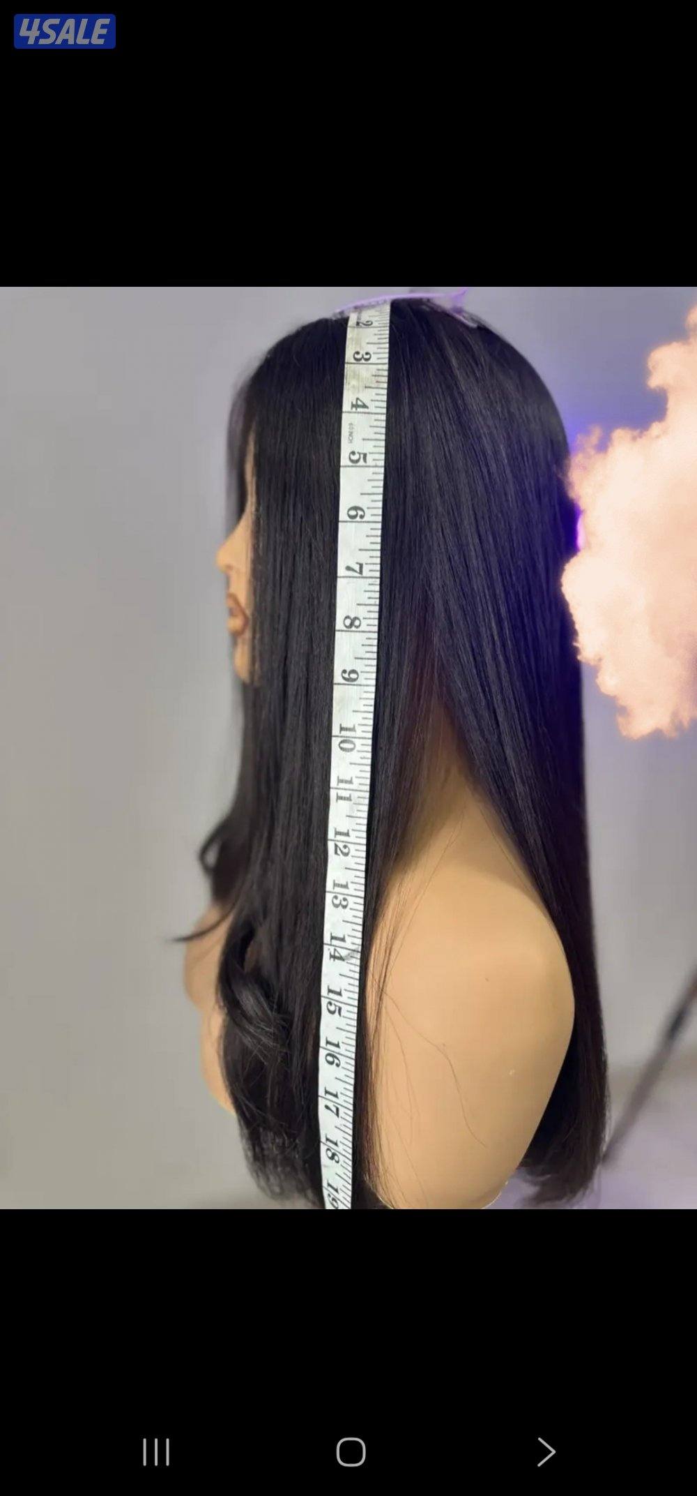 باروكة طول ٢٠ شعر طبيعي سعر الشراء 5001