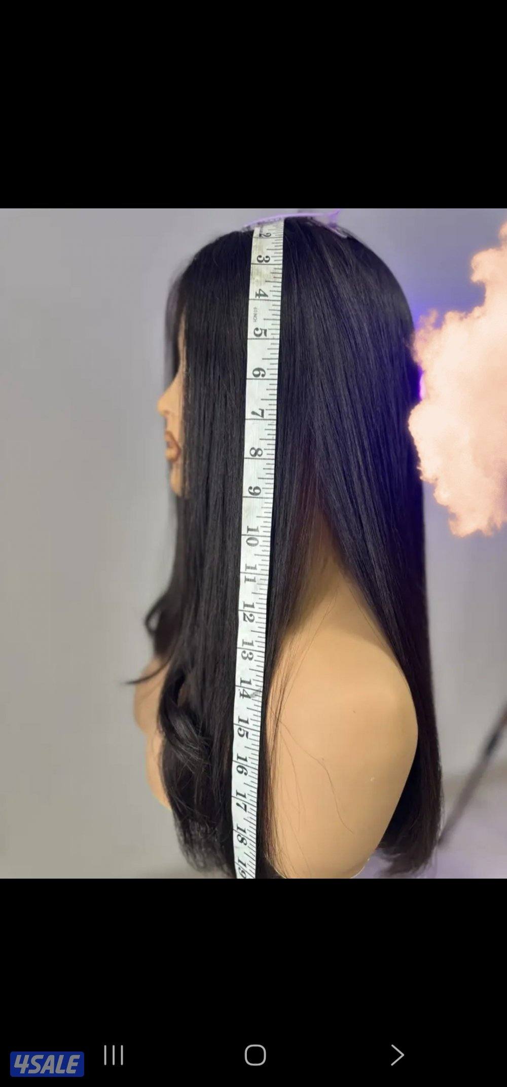 باروكة طول ٢٠ شعر طبيعي سعر الشراء 5004