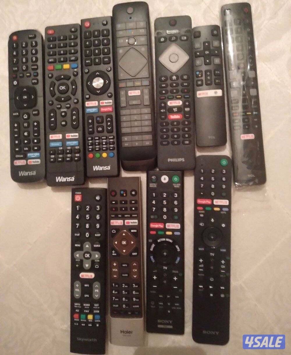 متوفر ريموتات تلفزيون 24ساعة0