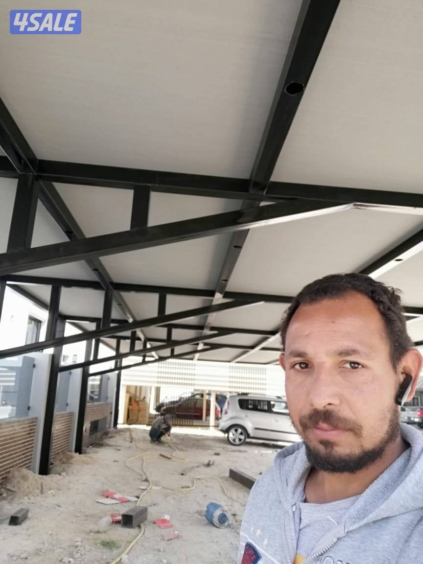 حداد عام عمل جميع انواع المظلات وغرف ساندوتش بلن وغرف كيرلي وسور تركي11