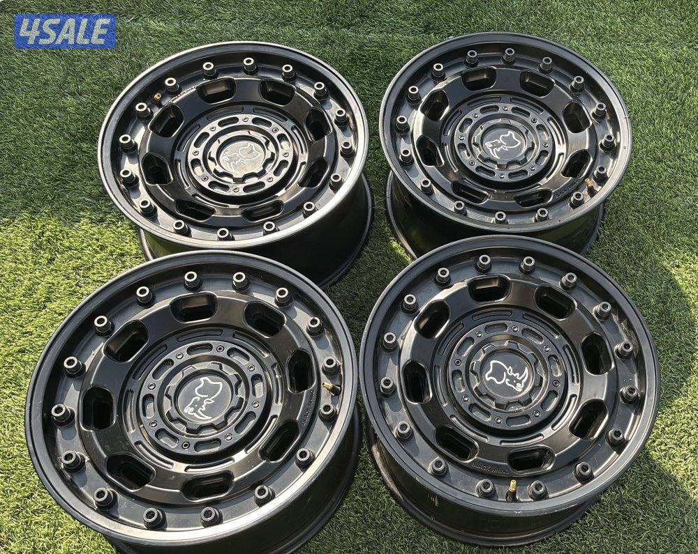 رنقات بلاك راينو اصلية - استخدام اسبوعين- ٦ براغي1