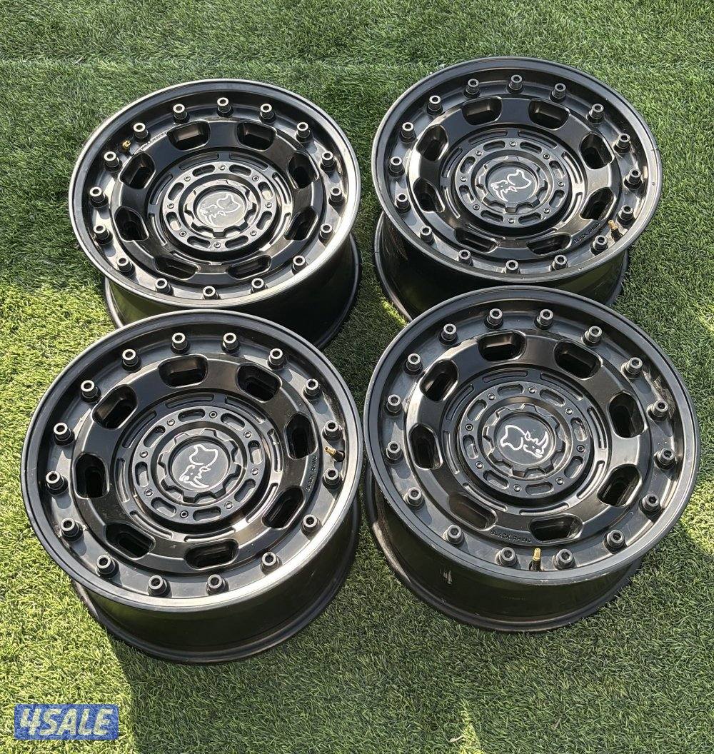 رنقات بلاك راينو اصلية - استخدام اسبوعين- ٦ براغي0