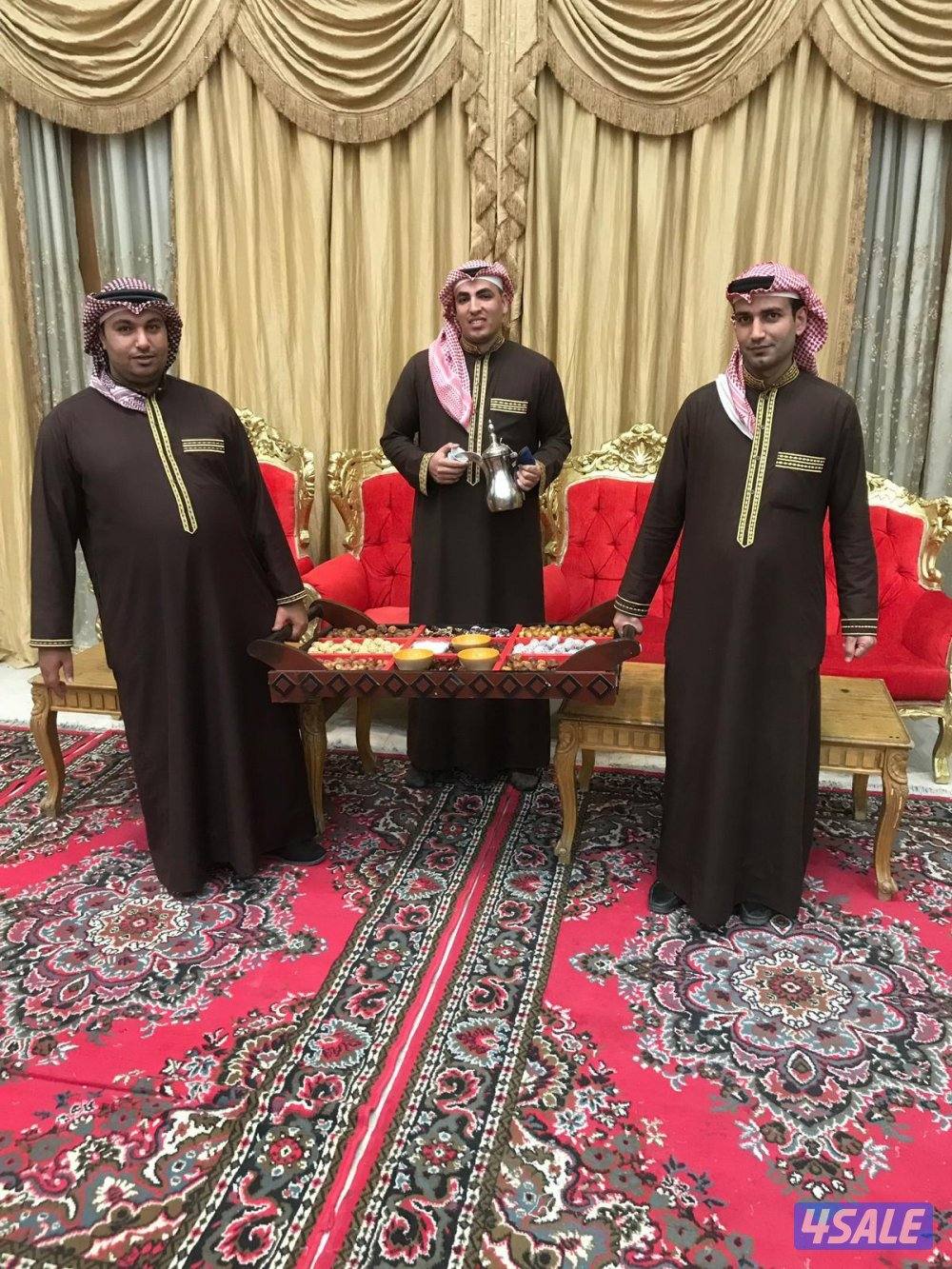 تأجير كراسي خيم كنفات وبنشات زينه خدمه إيقاف السيارت خدمه ضيافه رجالي3