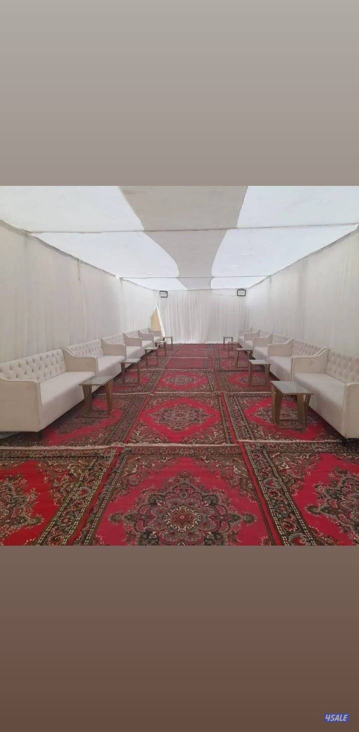 تأجير كراسي خيم كنفات وبنشات زينه خدمه إيقاف السيارت خدمه ضيافه رجالي5