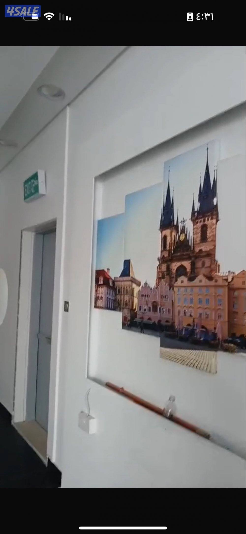 للإيجار دور فخم مشطب بالكامل مساحة ١٣٠ متر رقمين مدني الطابق الخامس3