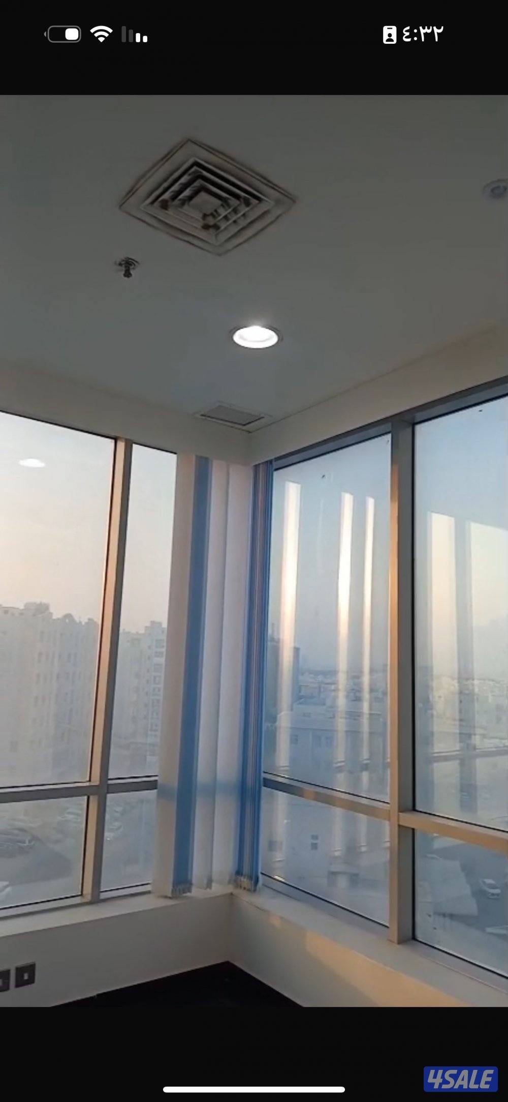 للإيجار دور فخم مشطب بالكامل مساحة ١٣٠ متر رقمين مدني الطابق الخامس9