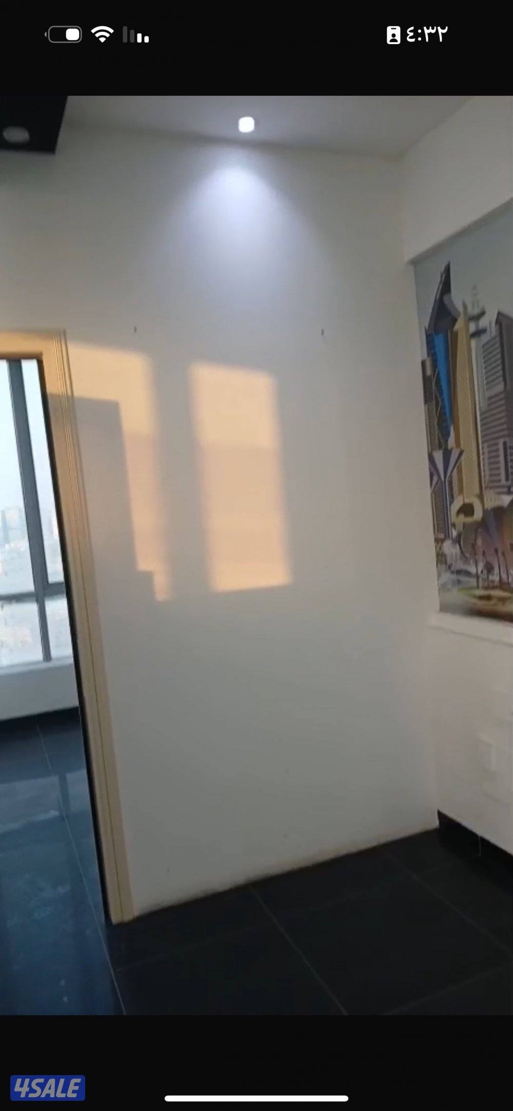 للإيجار دور فخم مشطب بالكامل مساحة ١٣٠ متر رقمين مدني الطابق الخامس11