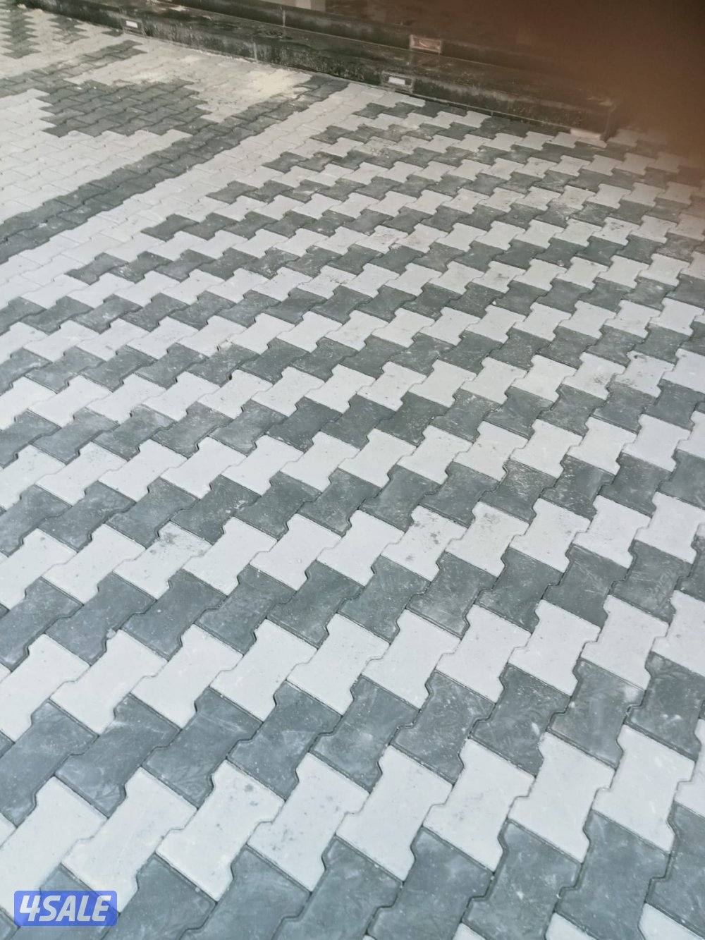 معلم بلاط متدخل وكربستون وصب مزييك أرضيات وجلي كاش وتركيب سياج تركي وج5