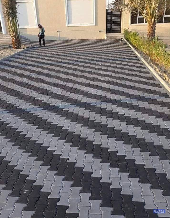 معلم بلاط متدخل وكربستون وصب مزييك أرضيات وجلي كاش وتركيب سياج تركي وج10