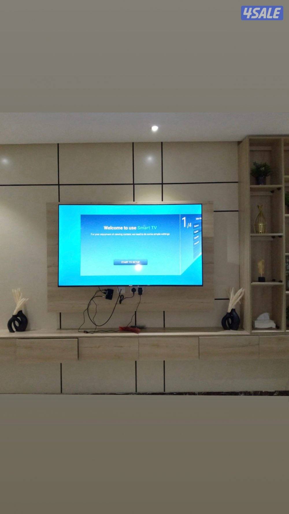 تلفزيونات سمارت أندوريد 4k جديدة للبيع مع التوصيل والتركيب بسعر ممتاز👍1