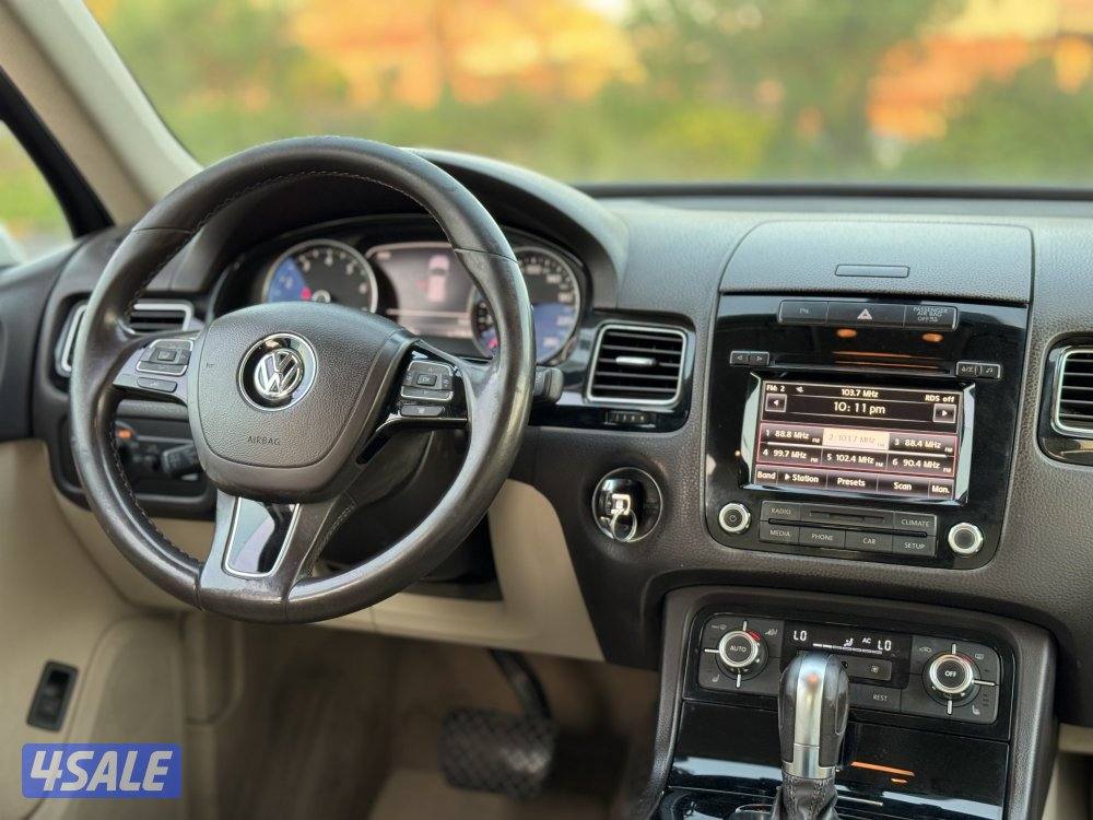 للبيع فولكس فاجن طوارق 2011 صبغ الوكاله 6 سلندر5