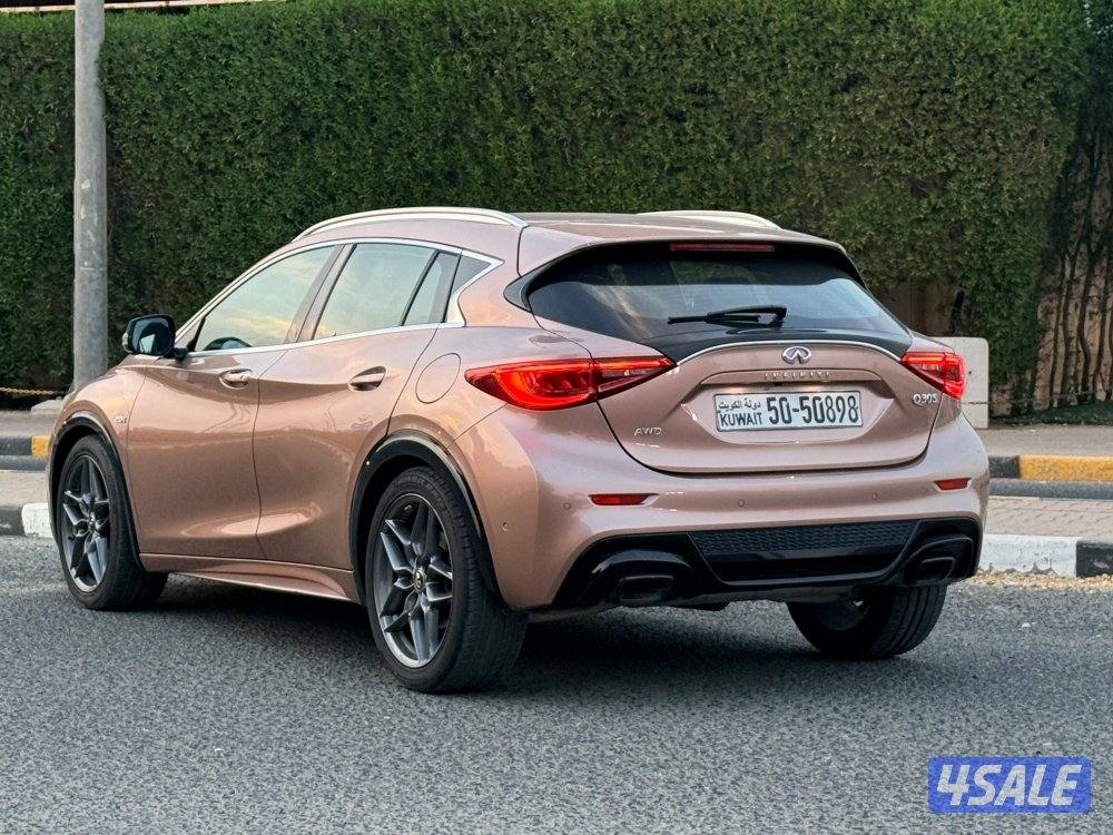 للبيع إنفينتي Q30 S موديل 2018 سبورت كامل المواصفات ماشي 43 ألف3