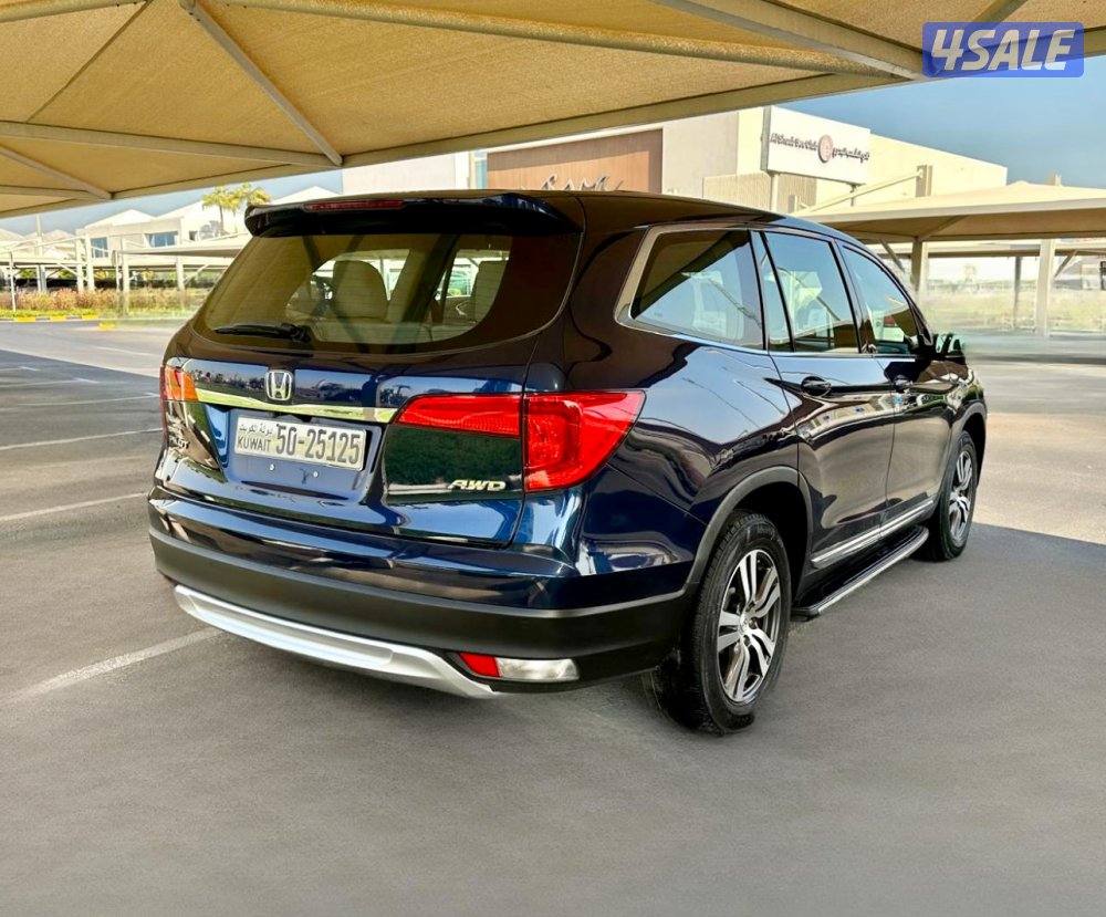 هوندا بايلوت - الموديل:2017 - العداد:1736