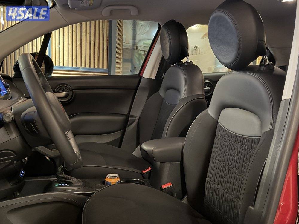 فيات 500X موديل 2023 عداد قليل 55 الف بحالة الوكاله بلاك اديشن3