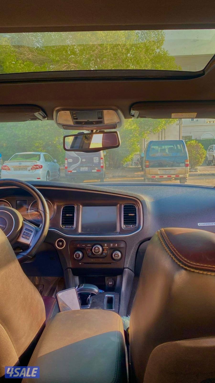 دوج تشارجر٢٠١٤فل الفل سياره بصلاه على النبي فتحة داخلية جلد تحكم سكان3
