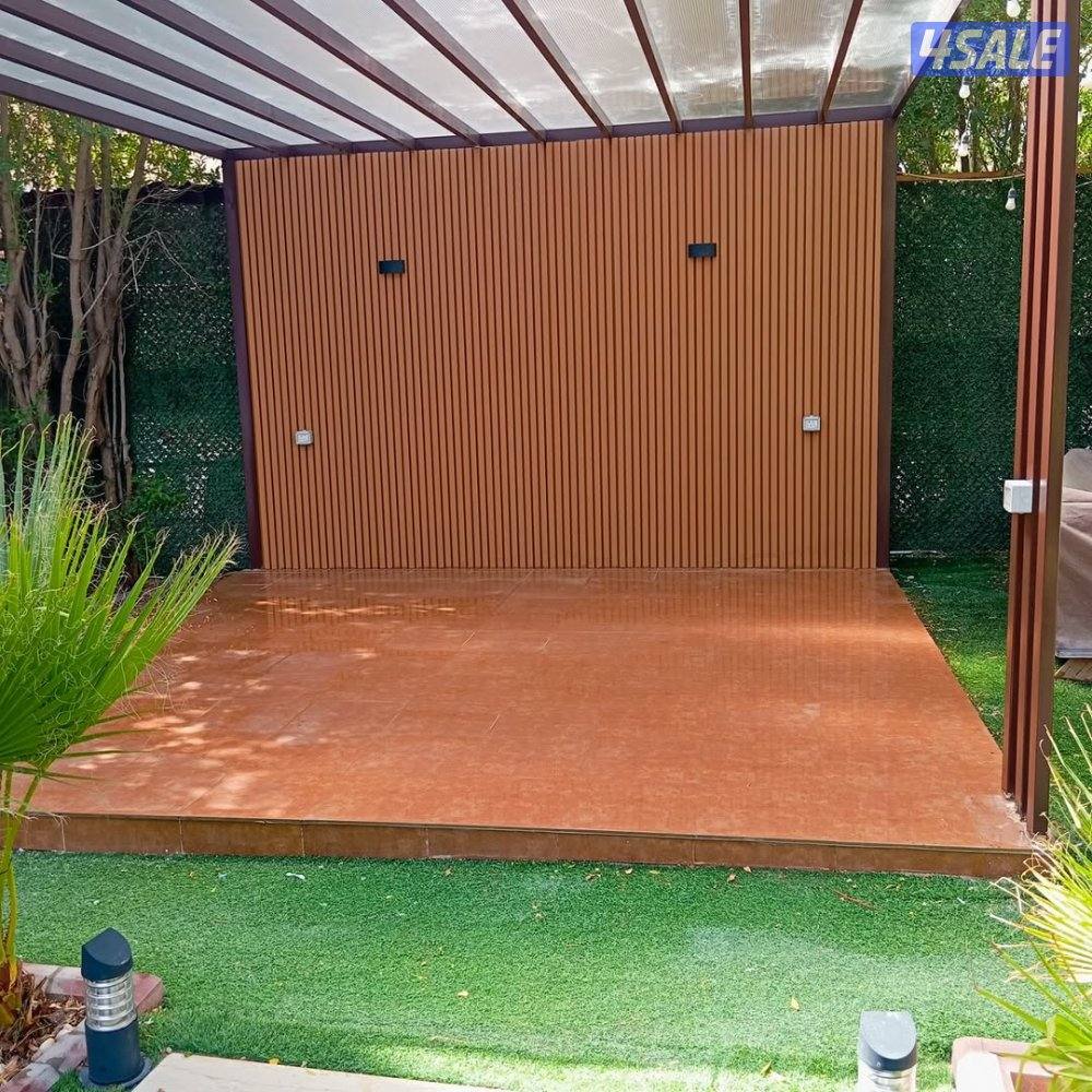 تنسيق حدائق جلسات مظلات تصميم شلالات0