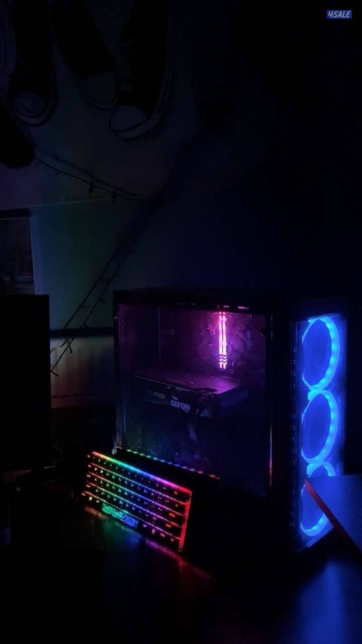 اهم مواصفات البيسي :Rtx3060,widows11pro المعالجcore i5مع كيبورد واغراض1