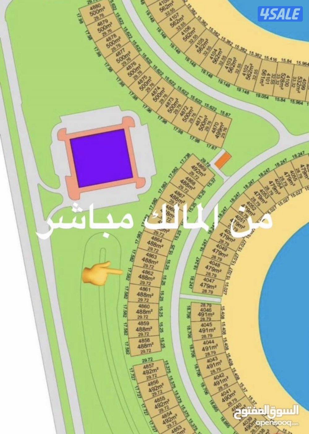 للبيع ارض بصباح الاحمد البحرية0