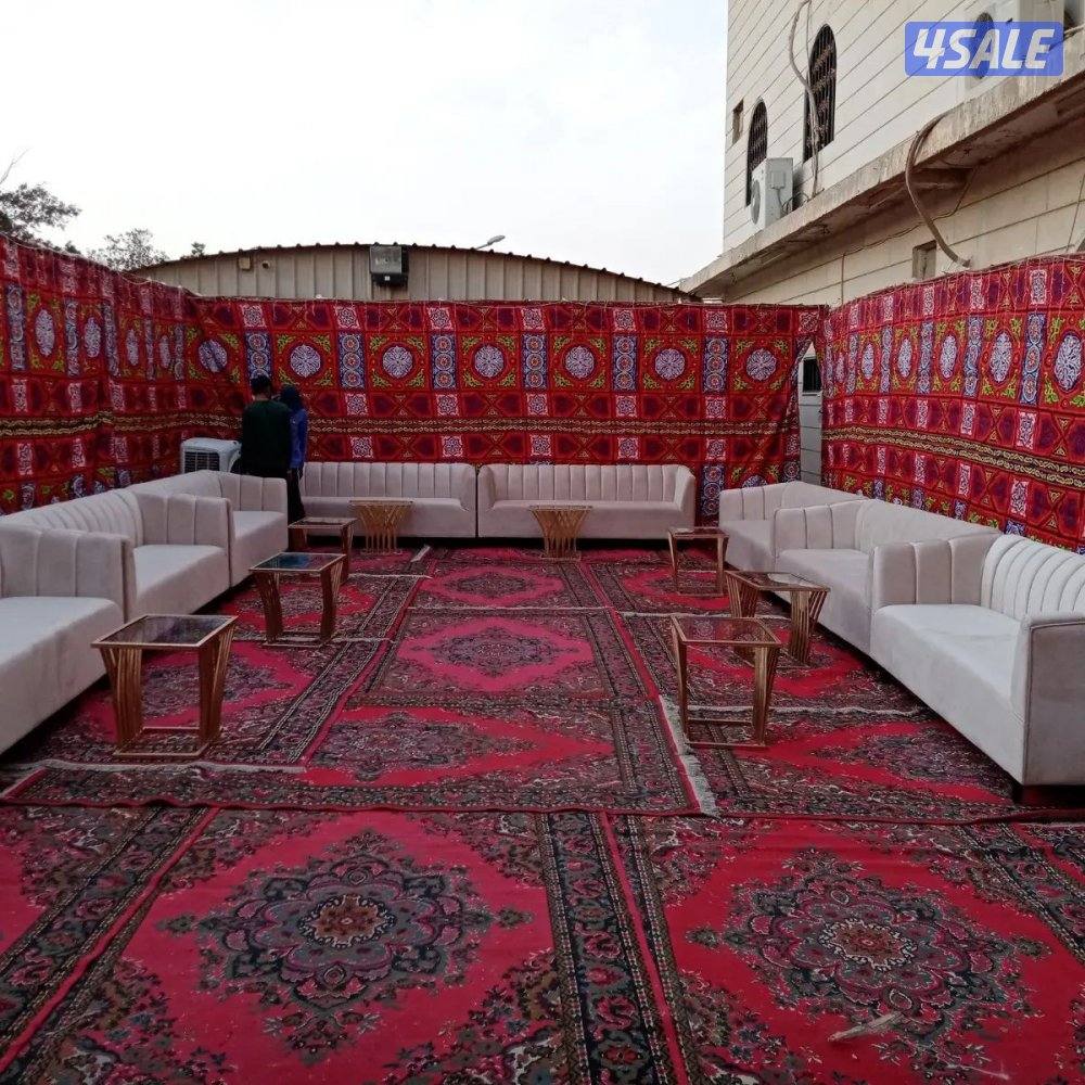 تأجير كراسي خيم كنفات زينه خدمه ضيافه رجالي15