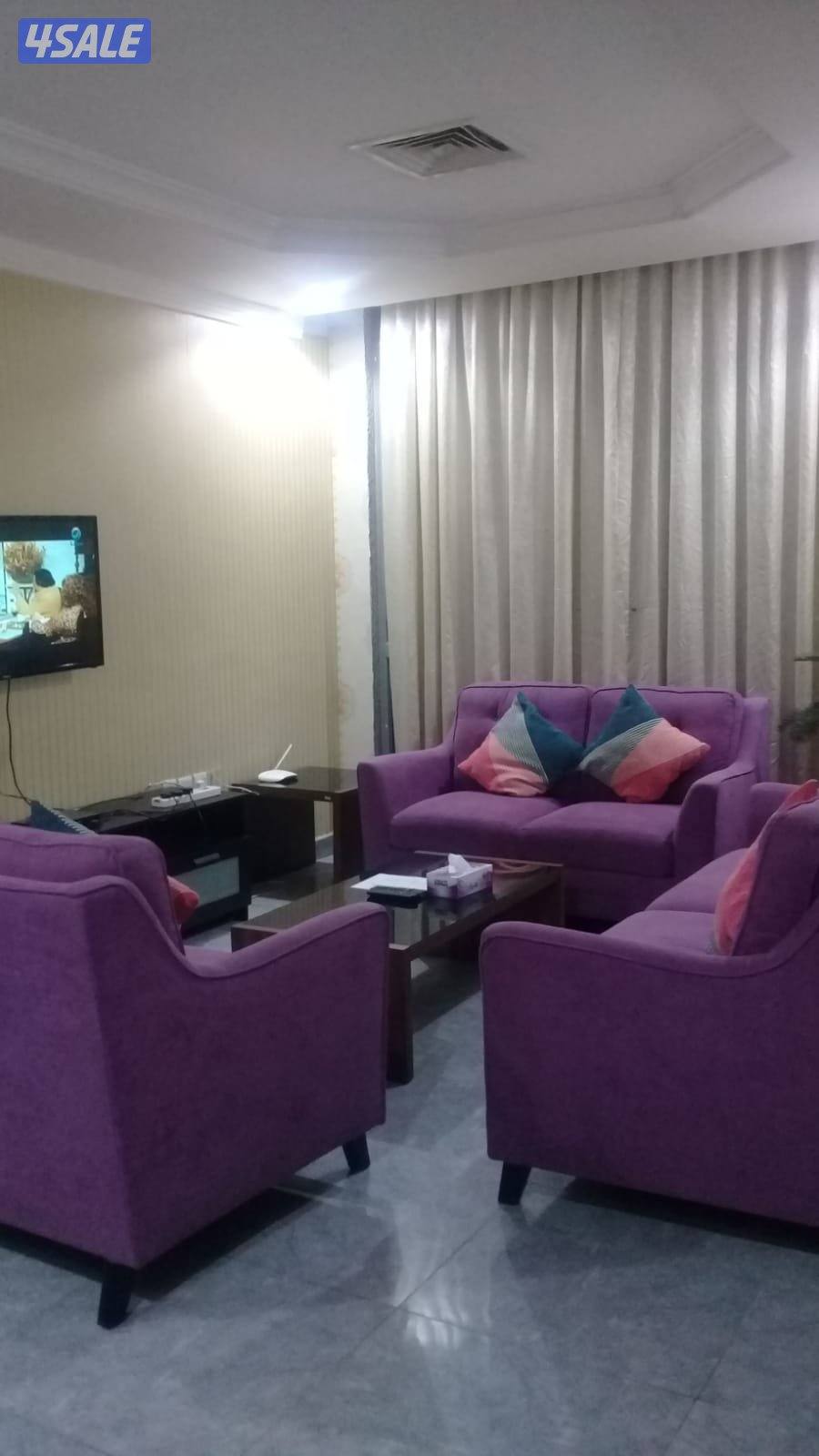 شقق مفروشه للايجار يومي واسبوعي خدمه ممتازه انترنت باركن سيارات1