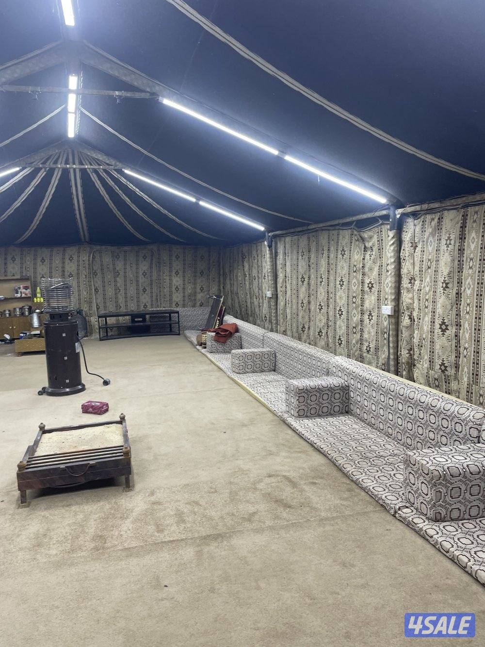 للبيع خيمة بيت شعر اصلي الاماني  14ب6 معها مساند شرط ماتخر بالمطر6