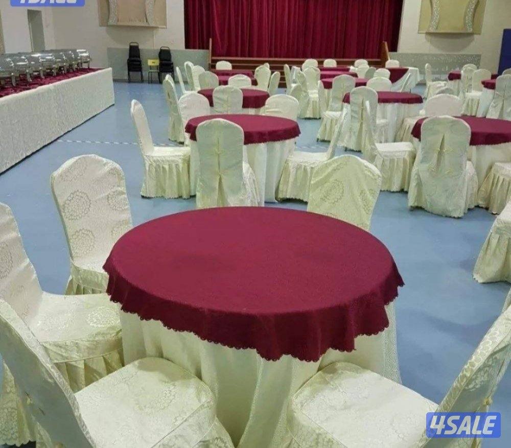 تأجير قاعات مع الفرش والكراسي3