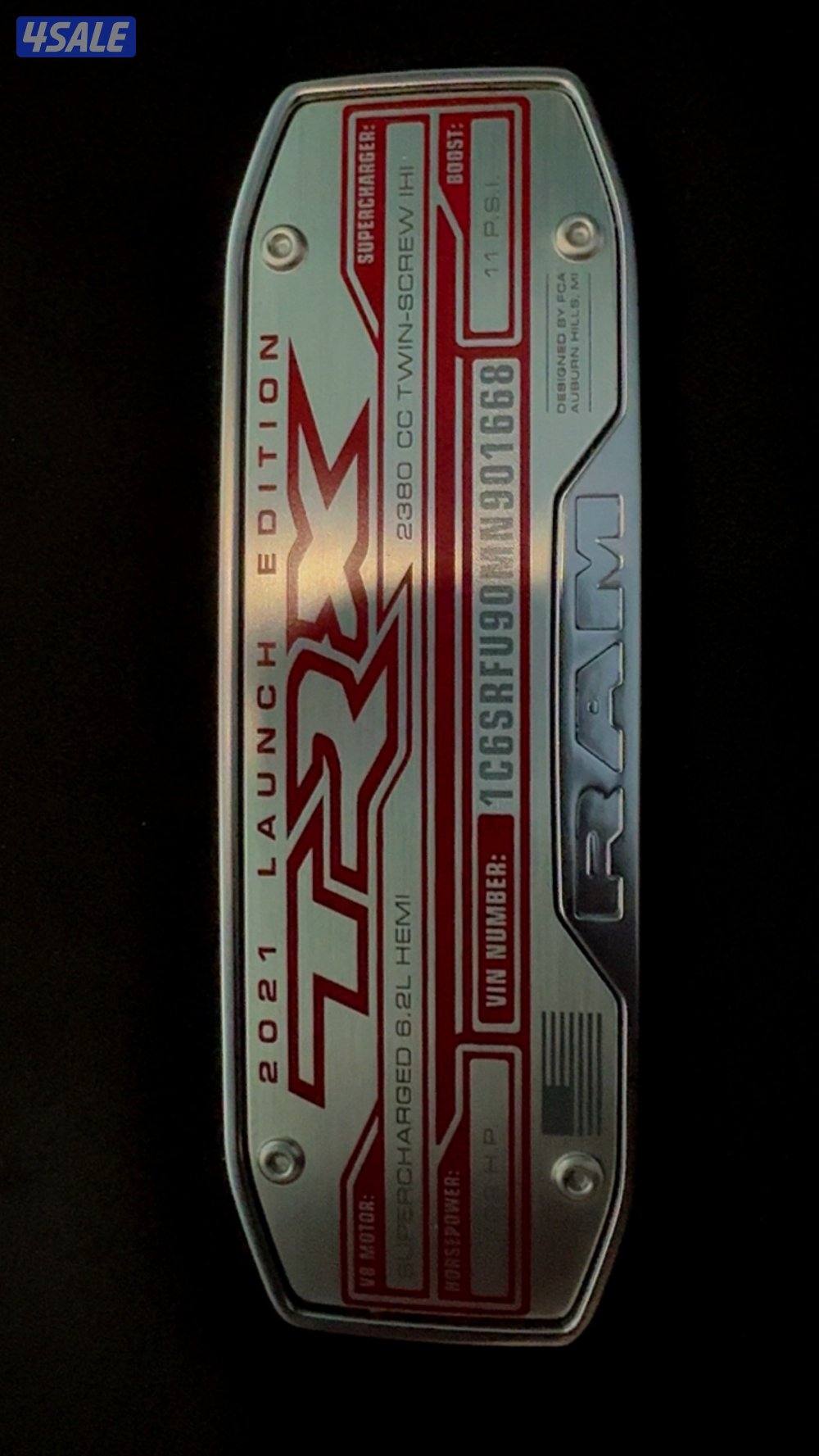 للبيع دودج رام تي أر أكس موديل ٢٠٢١ كامل الموصفات فئه لانش أدشن10