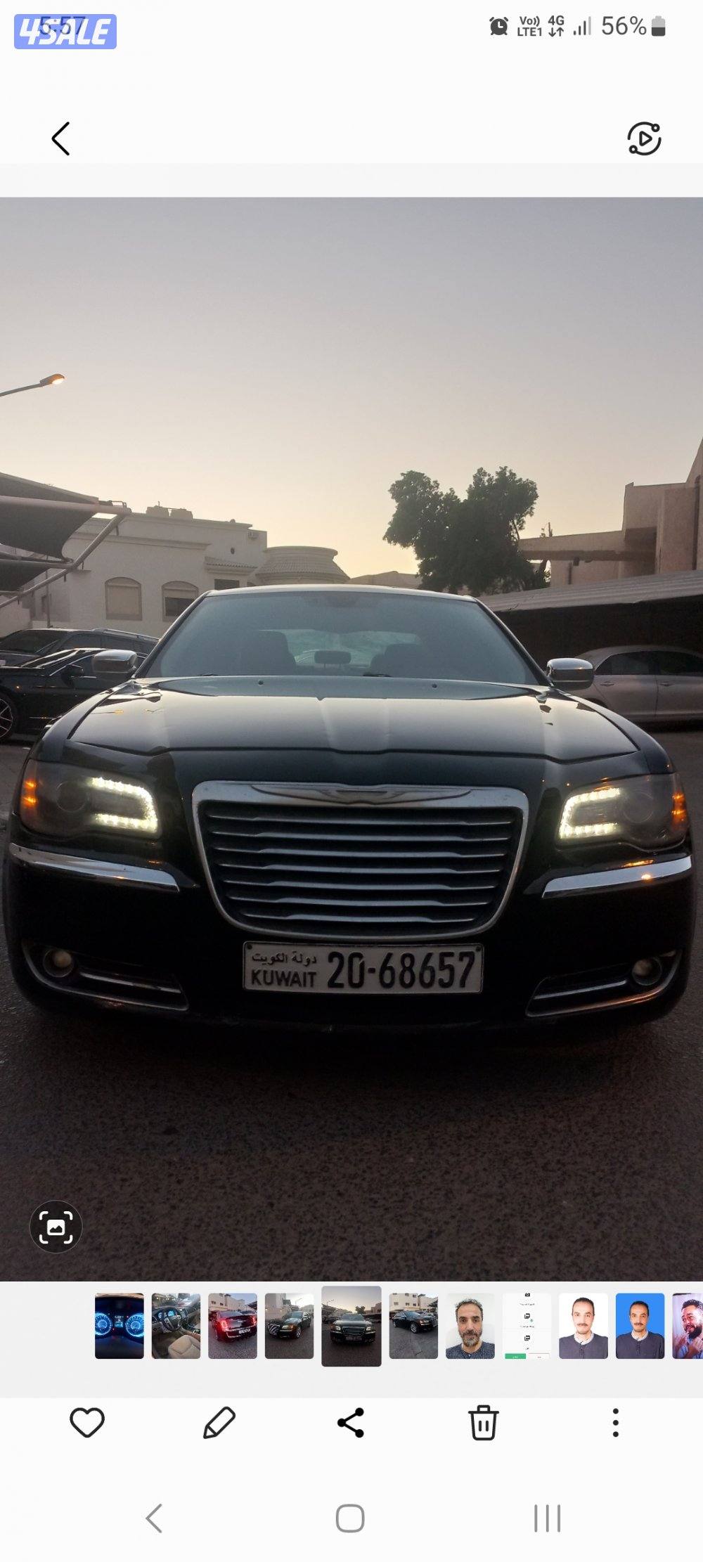 كرايسلر 300c هيمي 2013 بحالة جيدة الفحص مرفق مك3