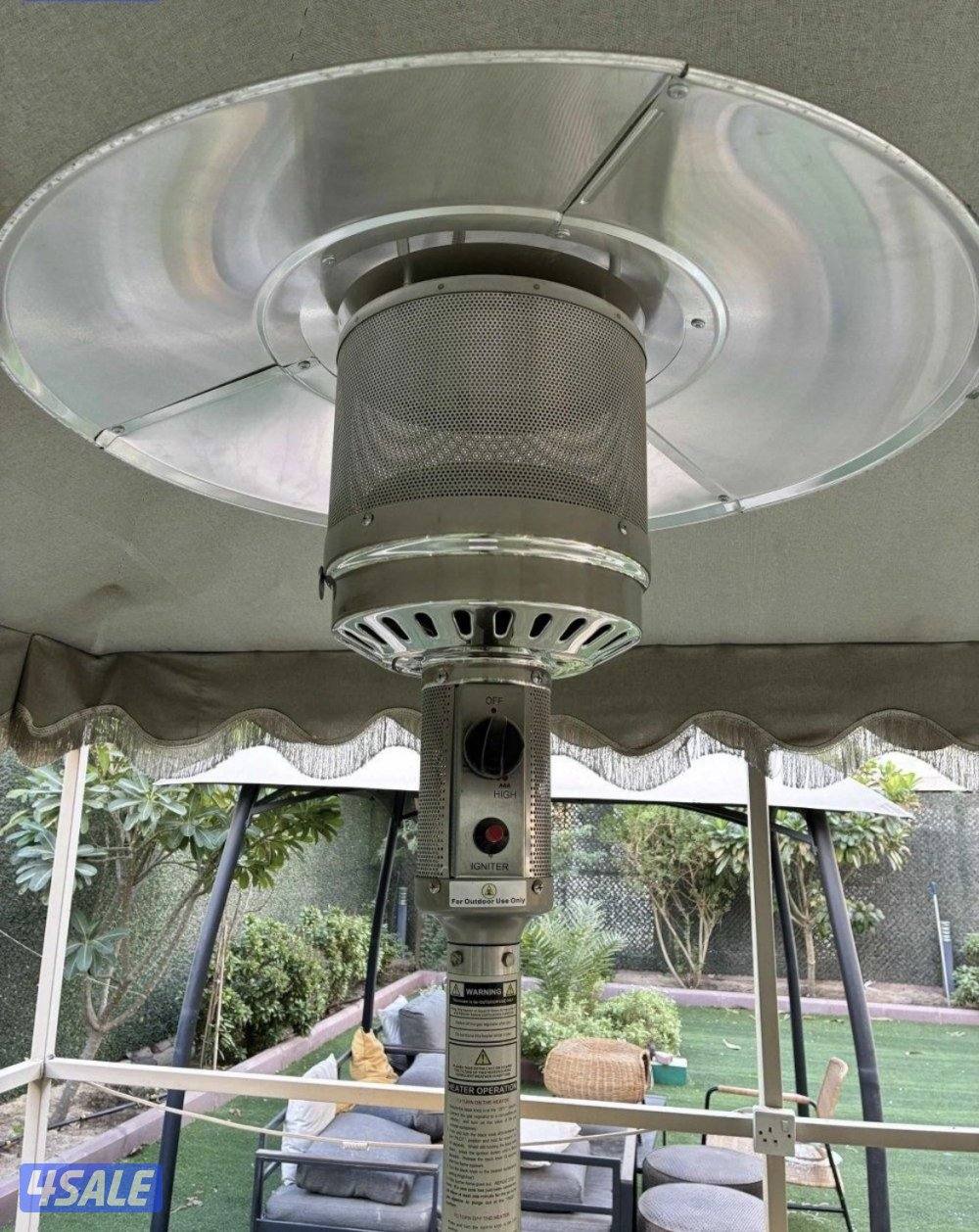 دفاية  غاز  بحاله  ممتازه   لعدم  الحاجه  لها1