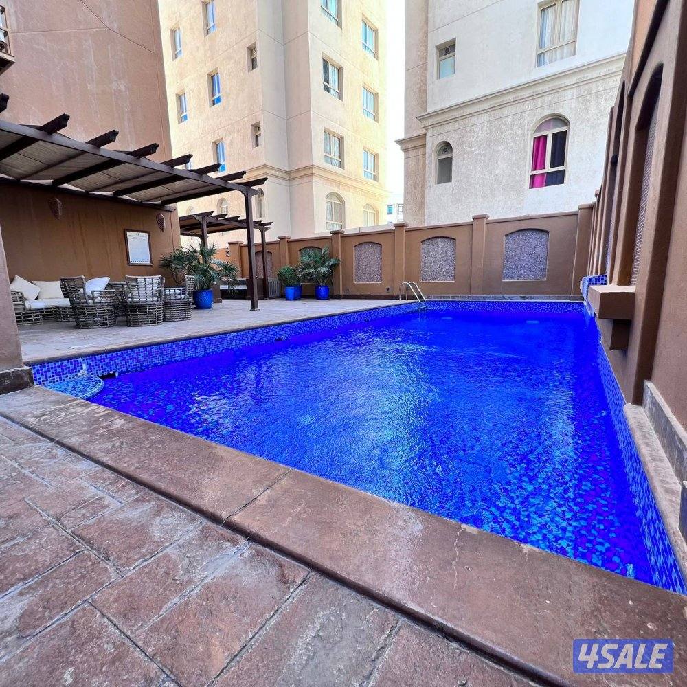 شقة إطلالة بحرية مباشرة للإيجار في السالمية14