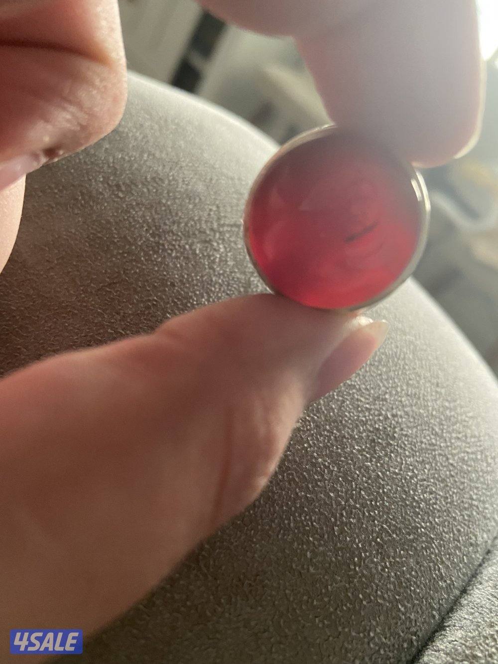 خواتم عقيق يماني فضة ثقيلة واحجار مضمونه5