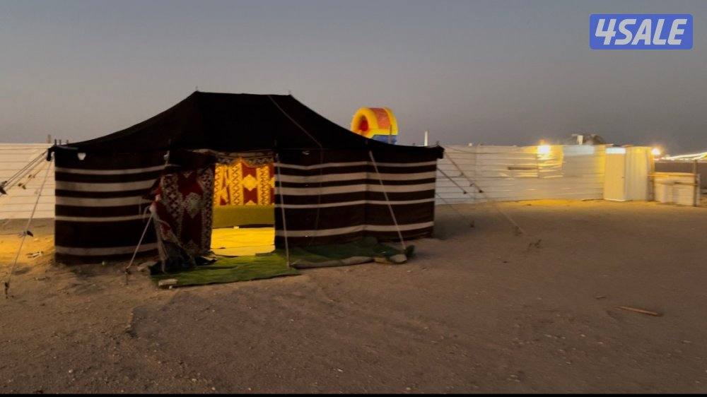 للبيع بيت شعر مع اثاثه حجم 7/4 في فتحة اوجار ه0