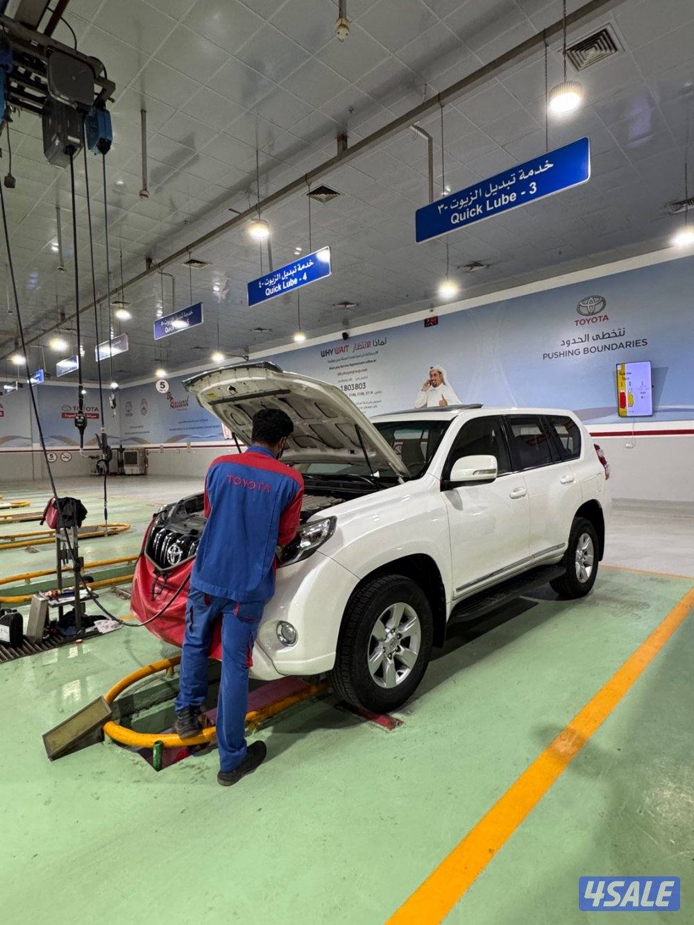 للبيع برادو صبغ وكااله4