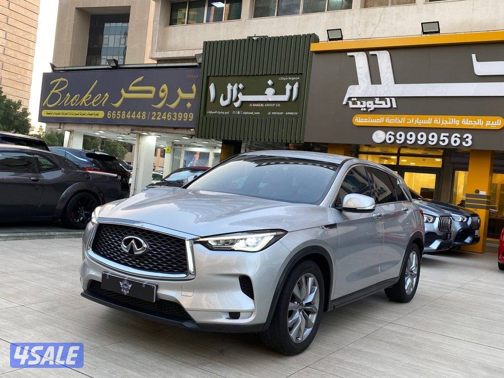 انفينيتي QX50 موديل 2021 عداد 29 الف كيلو فقط سيرفس منتظم صبغ الوكاله0