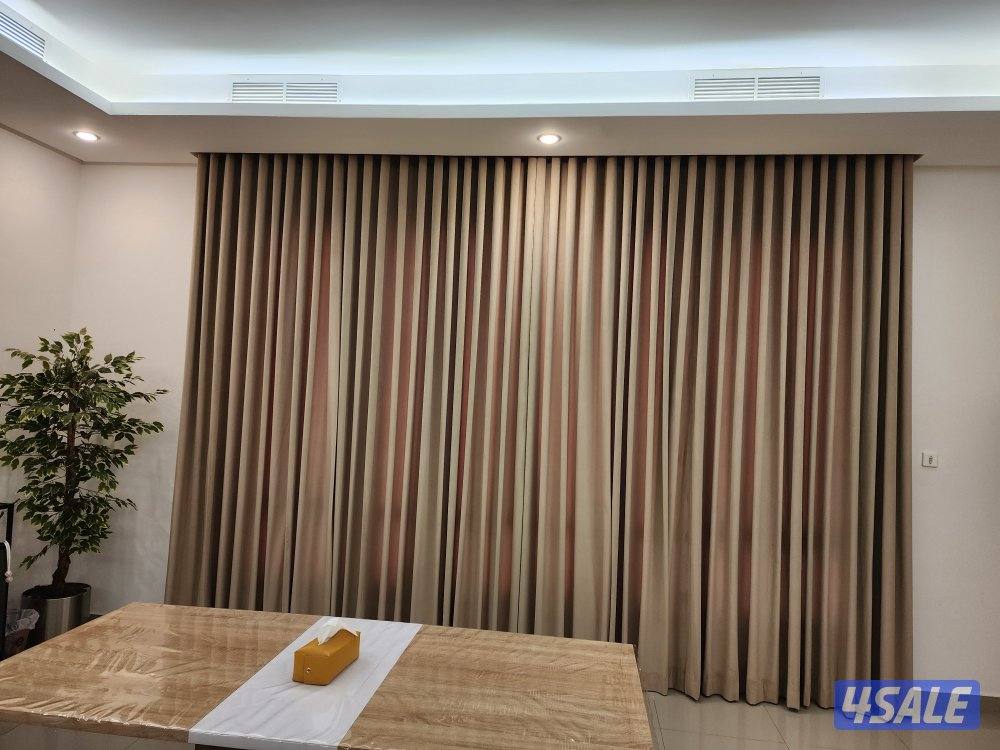 تفصال وتركيب جميع انواع الستائر ويفي لينن رول عازل للشمس0