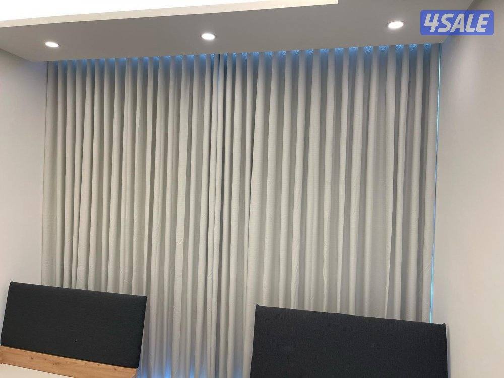 تفصال وتركيب جميع انواع الستائر ويفي لينن رول عازل للشمس2
