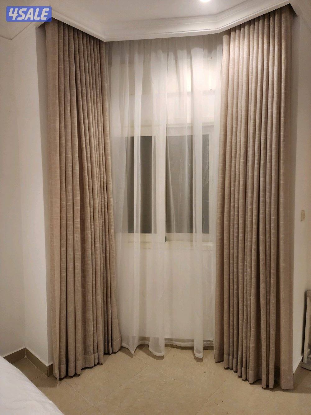 تفصال وتركيب جميع انواع الستائر ويفي لينن رول عازل للشمس6