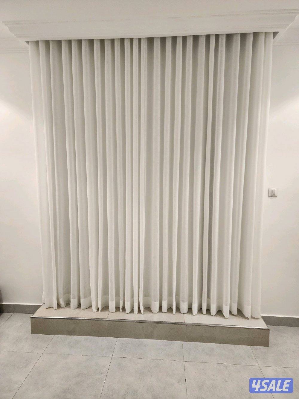 تفصال وتركيب جميع انواع الستائر ويفي لينن رول عازل للشمس9