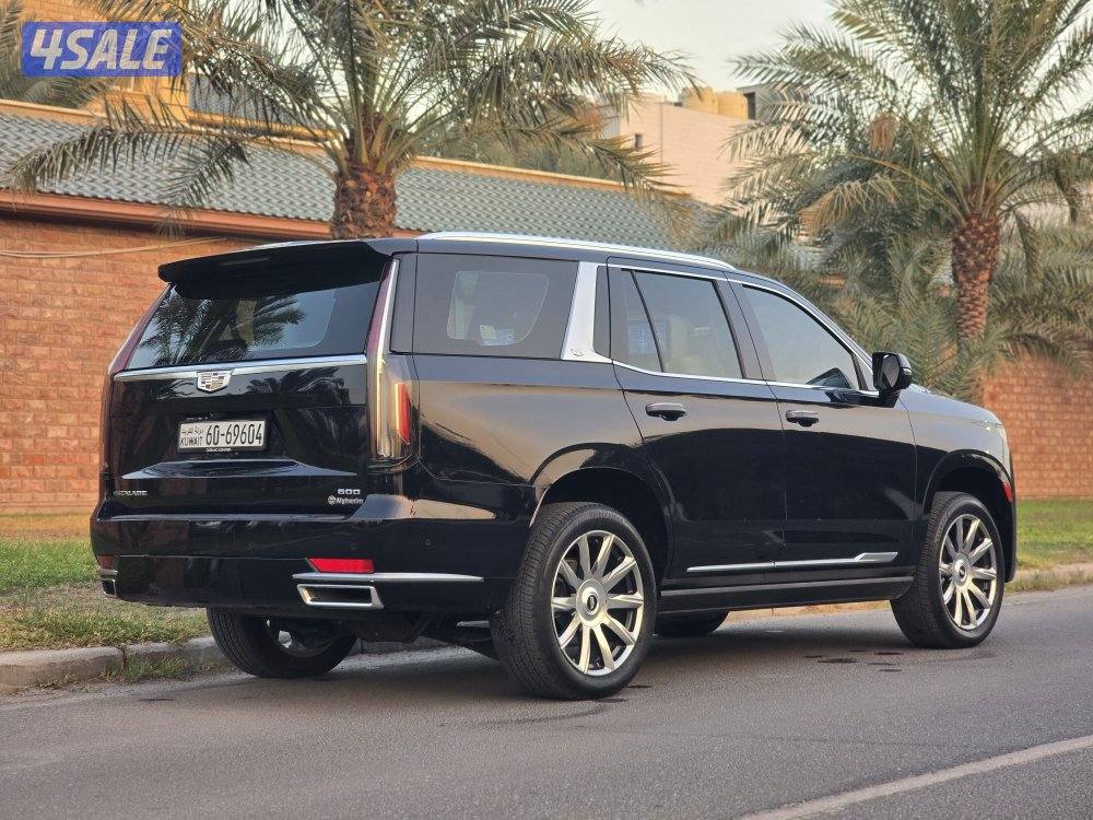 Escalade Platinum 2021 صبغ الوكالة عداد 85 ألف4