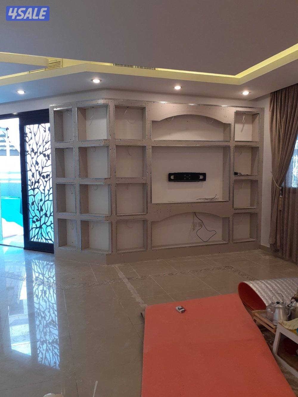 تركيب جميع انواع الديكور الجبس بود تقسيم غرف تركيب سقف معلق مع مخفي1