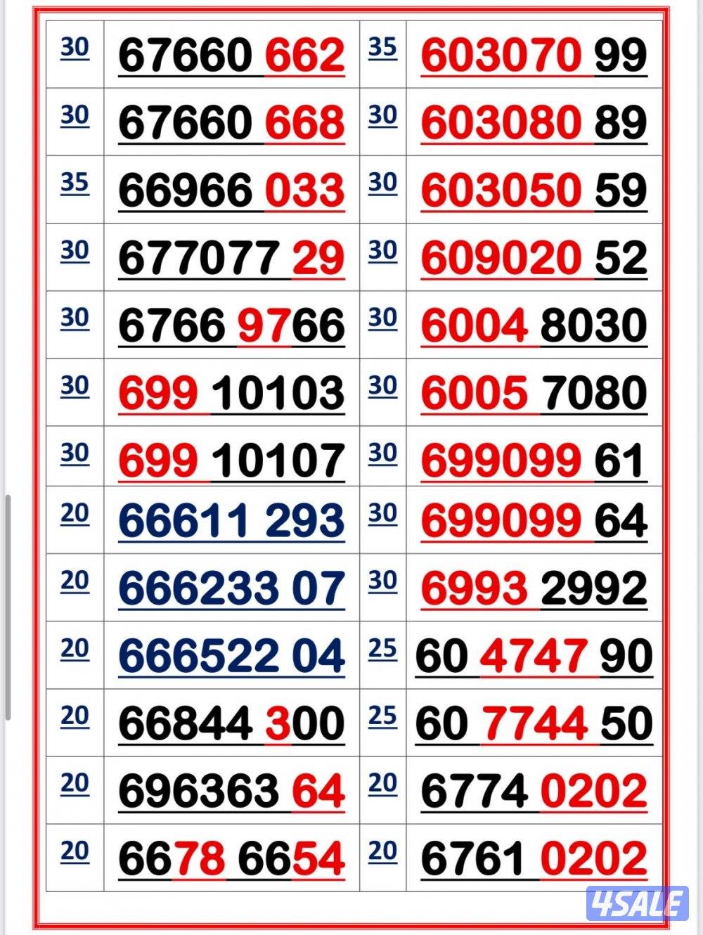 اكسترا للاتصالات ارقام مميزة2