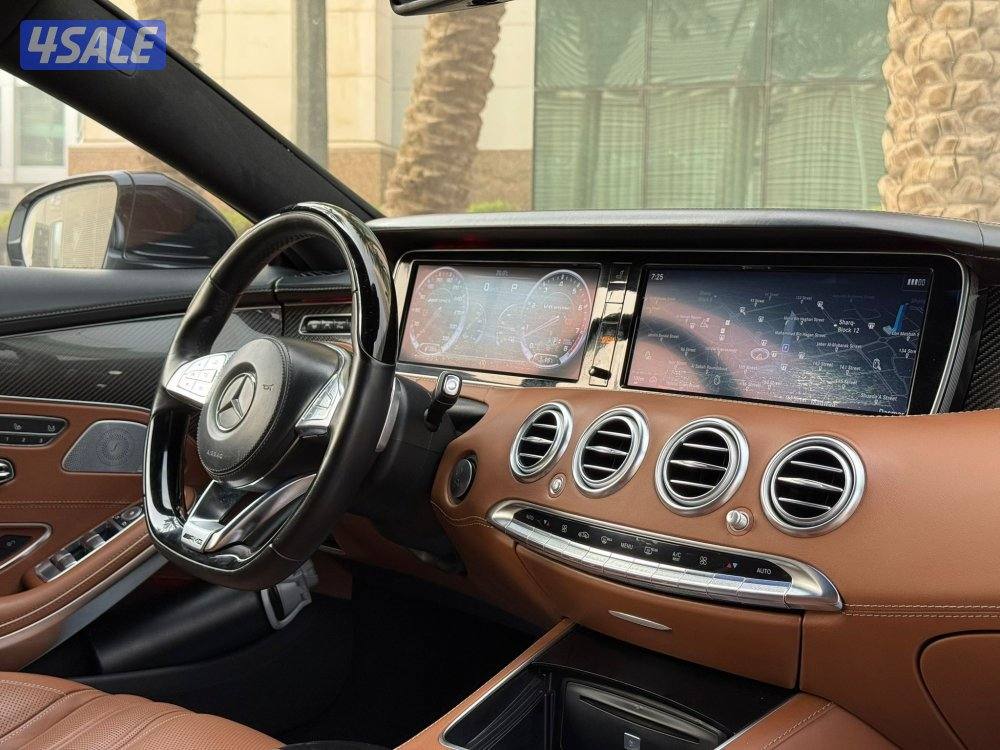 مرسيدسS63 S AMAG COUBE موديل2015 عداد69الف وارد قطر شيرفس منتظم6