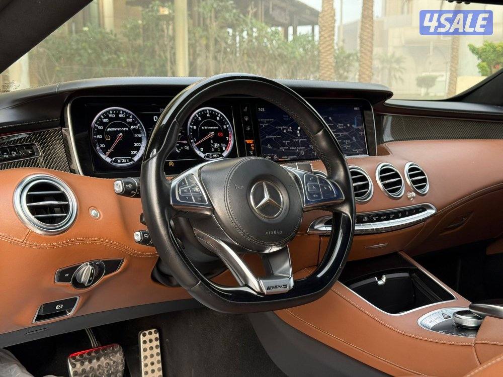 مرسيدسS63 S AMAG COUBE موديل2015 عداد69الف وارد قطر شيرفس منتظم5