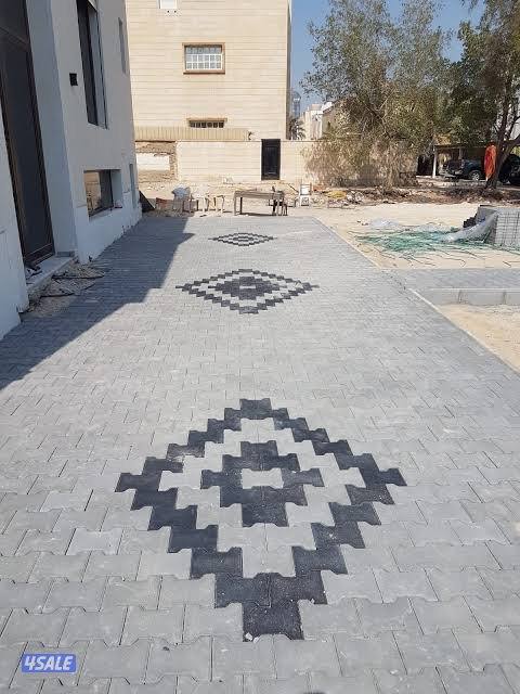 معلم بلاط متداخل وتنسيق حدائق5