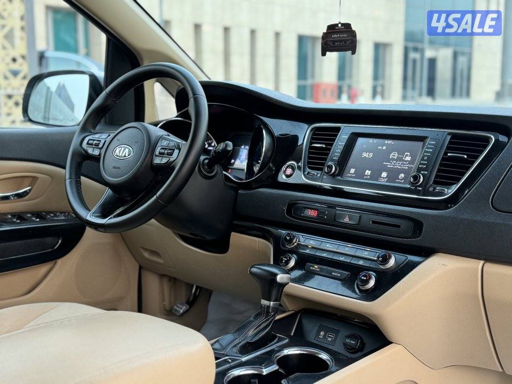 كيا كرنفال موديل 2019 بحاله الوكاله شرط الفحص13